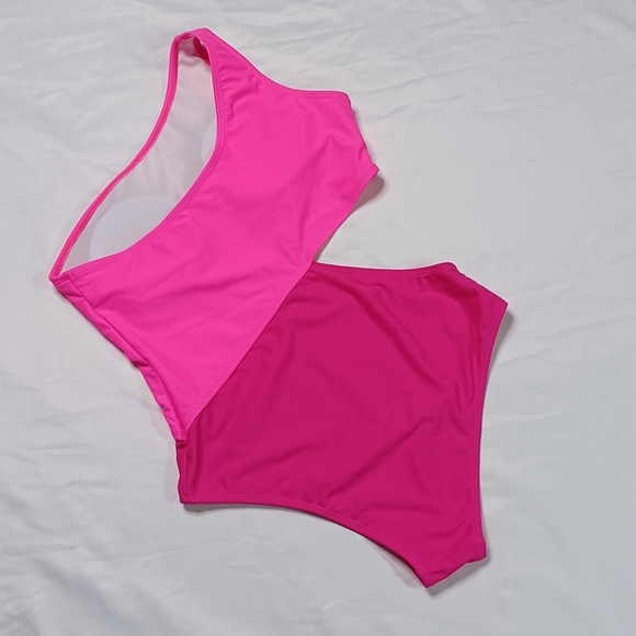 Yonique Women's Monokini One Piece Bathing Suit Size Large (12-14) NWOT - Picture 8 of 11